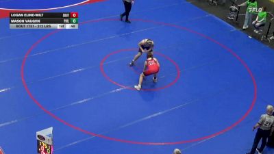 212 lbs Consi Of 8 #1 - Logan Eline-Wilt, South Western vs Mason Vaughn, Philipsburg-Osceola
