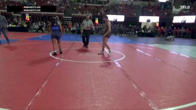 144 lbs Quarterfinal - Sava Nelson, Minot Majettes vs Anahi Garcia, Moses Lake Wrestling Club