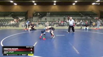 53 lbs Round 1 - Preston Michael, Immortal Athletics WC vs Knox Utley, Iowa