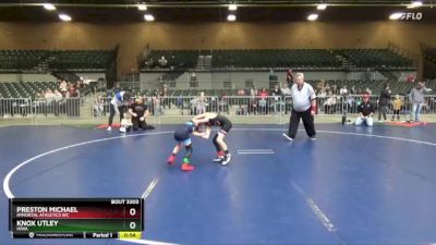 53 lbs Round 1 - Preston Michael, Immortal Athletics WC vs Knox Utley, Iowa