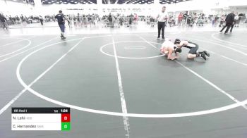 106 lbs Rr Rnd 1 - Nakoah Lehi, Hidden Springs Wolves vs Cruz Hernandez, Savage House WC