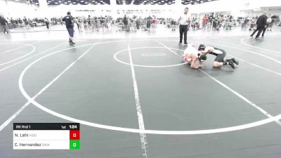 106 lbs Rr Rnd 1 - Nakoah Lehi, Hidden Springs Wolves vs Cruz Hernandez, Savage House WC