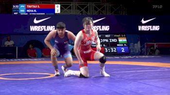 57 kg Final 1-2 - So Tsutsui, Japan vs Neha Neha, India