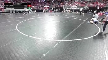 D1-144 lbs Champ. Round 1 - Joel Karls, Monona Grove/McFarland vs Ben Lauer, Waukesha North