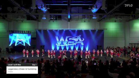 Legendary Cheer & Tumbling - Freeze [2022 Level 1 w/R Mini Day 1] 2022 WSA Shreveport