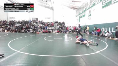 113 lbs Semifinal - Anthony Tseperkas, North Haven vs Sawyer Miller, Foran
