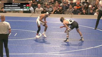 125 lbs Final - Maximo Renteria, Oregon State vs Jett Strickenberger, West Virginia