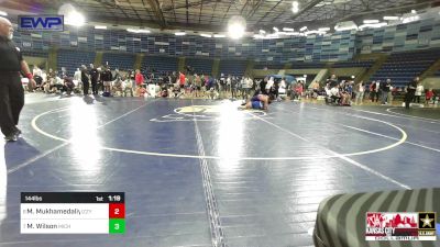 144 lbs Semifinal - Maksim Mukhamedaliyev, Izzy Style Wrestling vs Michael Wilson, Michigan Premier WC