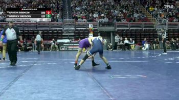 3A-138 lbs Champ. Round 1 - Derrick Gregory, Lewis Central vs Easton Beehler, Spencer