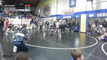 88 lbs Quarterfinal - Reid Claggett, Bristow Elementary Wrestling Club vs Aron Brannon, Pitbull Wrestling Academy