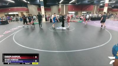 190 lbs Champ. Round 2 - Parker Barrow, Rockwall Training Center vs River Dorman, Arlington Lamar High School Wrestling