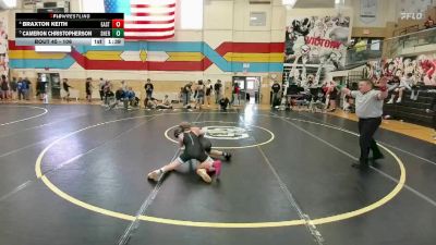 106 lbs Quarterfinal - Cameron Christopherson, Sheridan vs Braxton Keith, Cheyenne East