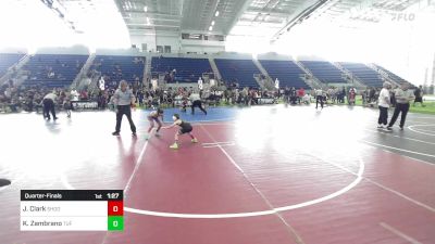 61 lbs Quarterfinal - Jack Clark, Shootbox vs Kane Zambrano, TUF CA Wrestling Academy