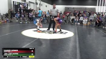 70 lbs Placement Matches (8 Team) - Xander Webber, Beast Mode vs Jon Luke Austin, Legacy Blue