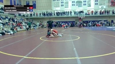 124 lbs Quarterfinal - Gillian O`Neal, Eastern Oregon University vs Kaylee Annis, Southern Oregon University