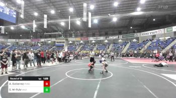 61 lbs Round Of 16 - Aaliyah Gutierrez, Pomona WC vs Grayson Mckinnon-Puhr, Mile High WC