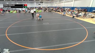 106 lbs Cons. Round 3 - Ethan Kowalski, Unattached vs Dylan Luik, Skyline