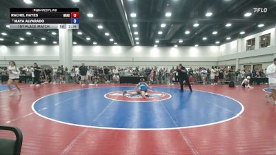 115 lbs 1st Place Match - Rachel Hayes, NoWorries Academy vs Maya Alvarado