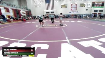 132 lbs Champ. Round 2 - Keanna Conrad, Blackfoot vs Selah Warren, Highland