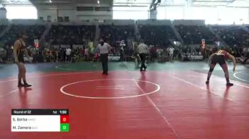 160 lbs Round Of 32 - Seth Borba, Oakdale vs Maximus Zamora, Basin Brawlers