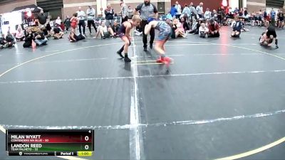 97 lbs Round 3 (4 Team) - Landon Reed, Team Palmeto vs Milan Wyatt, Contenders WA Blue