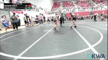 165-180 lbs Rr Rnd 1 - Makinlee Anglin, Chandler Takedown Club vs Chelsi Church, Little Axe Takedown Club