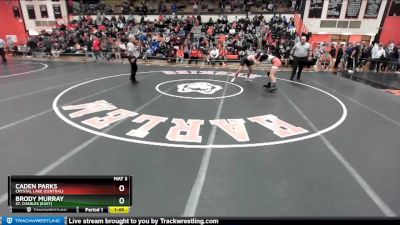 170 lbs Cons. Round 4 - Caden Parks, Crystal Lake (CENTRAL) vs Brody Murray, St. Charles (EAST)