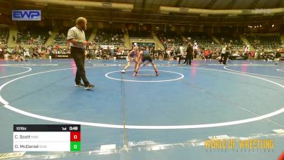 101 lbs Consi Of 16 #1 - Cayden Scott, Raw Wrestling Club vs Dalton McDaniel, Greater Heights Wrestling