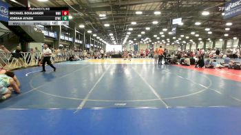 160 lbs Rr Rnd 1 - Michael Boulanger, MetroWest United Black vs Jordan Ayash, Shore Thing Surf