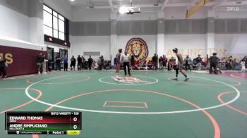 126 lbs Cons. Round 3 - Edward Thomas, Indio vs Andre Simpliciano, Hillcrest B