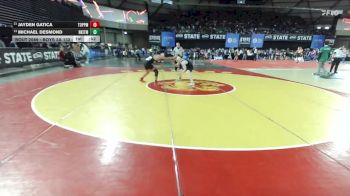 Boys 2A 132 lbs Cons. Round 3 - Michael Desmond, North Kitsap vs Jayden Gatica, Toppenish