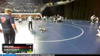 43 lbs Quarterfinal - Owen Davis, Powerhouse Wrestling Club vs Patrick Baccam Jr., Team Porcelli Wrestling