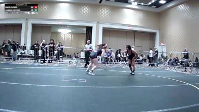 123 lbs 5th Place - Maya Flores, Threshold WC vs Hannah Hocker, Legends Of Gold LV