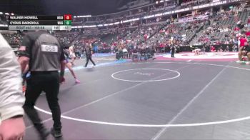 165-2A 3rd Place Match - Walker Howell, West Grand vs Cyrus Barkdoll, Wiggins School District