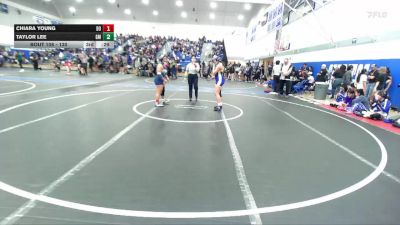 140 lbs Champ. Round 1 - Andrea Menjivar, Gahr vs Lesly De La Rosa, Dos Pueblos