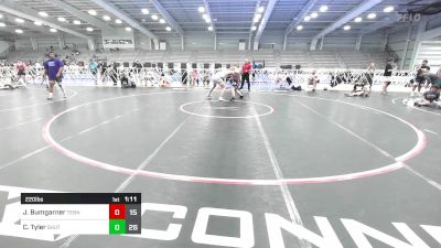 220 lbs Consi Of 4 - Jonah Bumgarner, Tennessee Wrestling Academy vs Caleb Tyler, Team Shutt