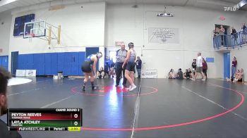 152 lbs Champ. Round 2 - Layla Atchley, Preston vs Peyton Reeves, Thunder Ridge