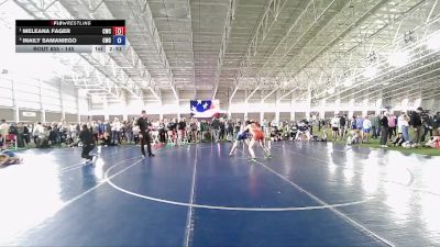 145 lbs Semifinal - Meleana Fager, Charger Wrestling Club vs Inaily Samaniego, Champions Wrestling Club