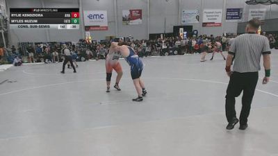 285 lbs Cons. Sub-semis - Myles Nuzum, Father Tolton vs Rylie Kendziora, Aviators