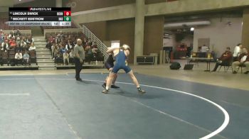 121 Championship Bracket 3rd Place Match - Beckett Edstrom, Hastings vs Lincoln Swick, Oconomowoc