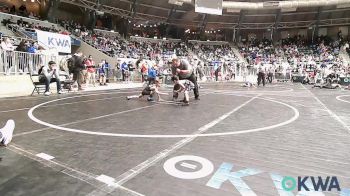 49 lbs Consi Of 32 #2 - Axle Roe, Lone Grove Takedown Club vs Pryce Patton, Madill Takedown