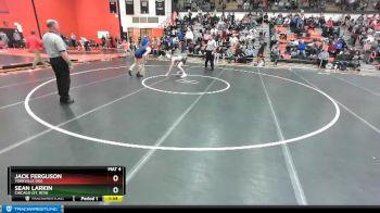 132 lbs Quarterfinal - Sean Larkin, Chicago (ST. RITA) vs Jack Ferguson, YORKVILLE (HS)