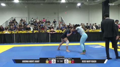 Reise Mary Roach vs Arionna Monte Avant 2026 Pan IBJJF Jiu-Jitsu No-Gi Championship
