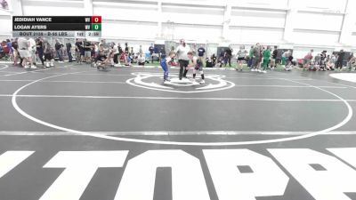 B-95 lbs 5th Place - Jedidiah Vance, WV vs Logan Ayers, WV