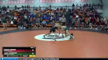 145 lbs Quarterfinal - Alex Hageman, Beckman Catholic vs Isaiah Weber, Independence