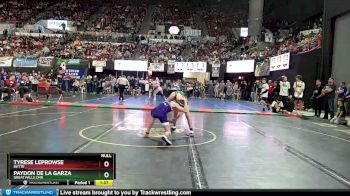 AA - 103 lbs Quarterfinal - Tyrese LeProwse, Butte vs Paydon De La Garza, Great Falls CMR