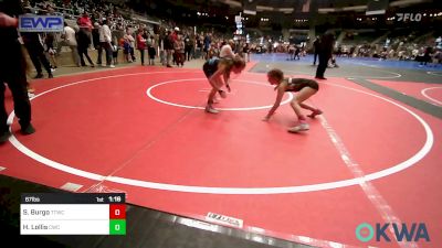 67 lbs Final - Savina Burgo, Team Tulsa Wrestling Club vs Hanna Lollis, Cowboy Wrestling Club