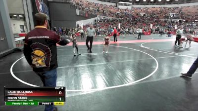 63 lbs Cons. Round 5 - Calin Kollross, Luxemburg-Casco vs Dixon Starr, Monroe Wrestling Club