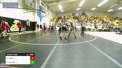 140-A lbs Quarterfinal - Blaine Tiger, Glenpool vs Brayden Stricker, Jay