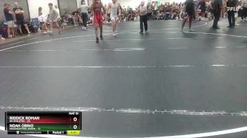 144 lbs Round 6 (8 Team) - Noah Obino, Headhunters Green vs Riddick Roman, 84 Athletes